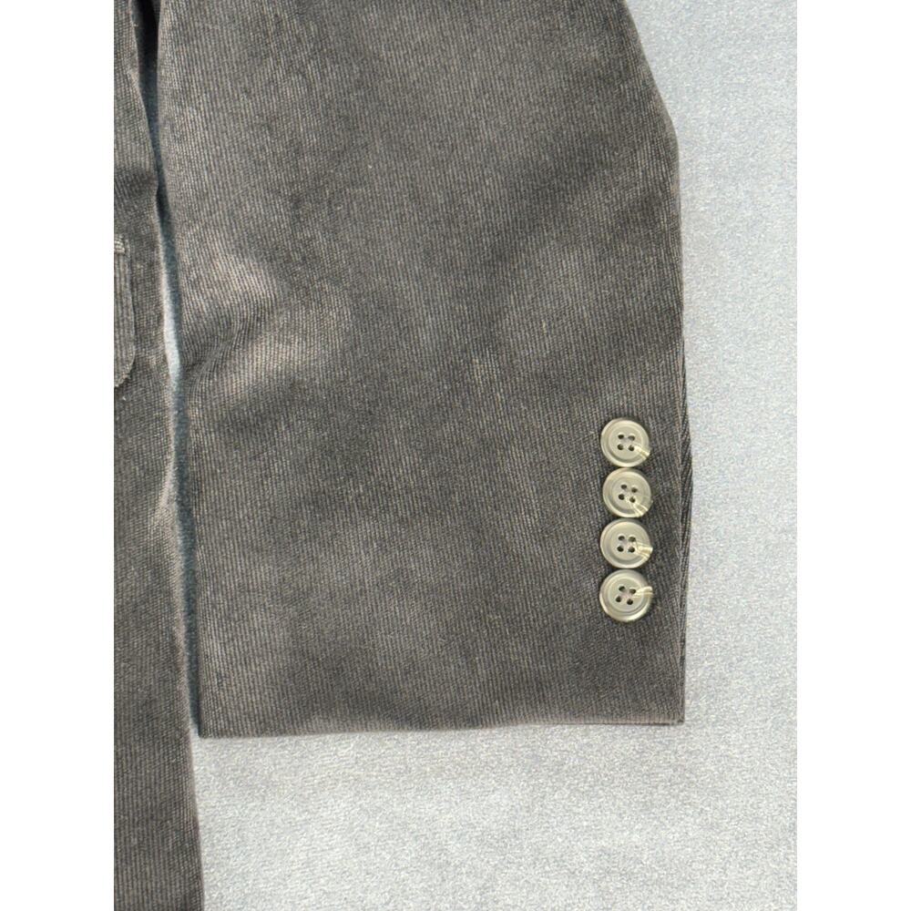 Chaps Classic-Fit Corduroy Stretch Sport Coat (Dark Gray, 42 Regular) Paisley - Picture 8 of 10